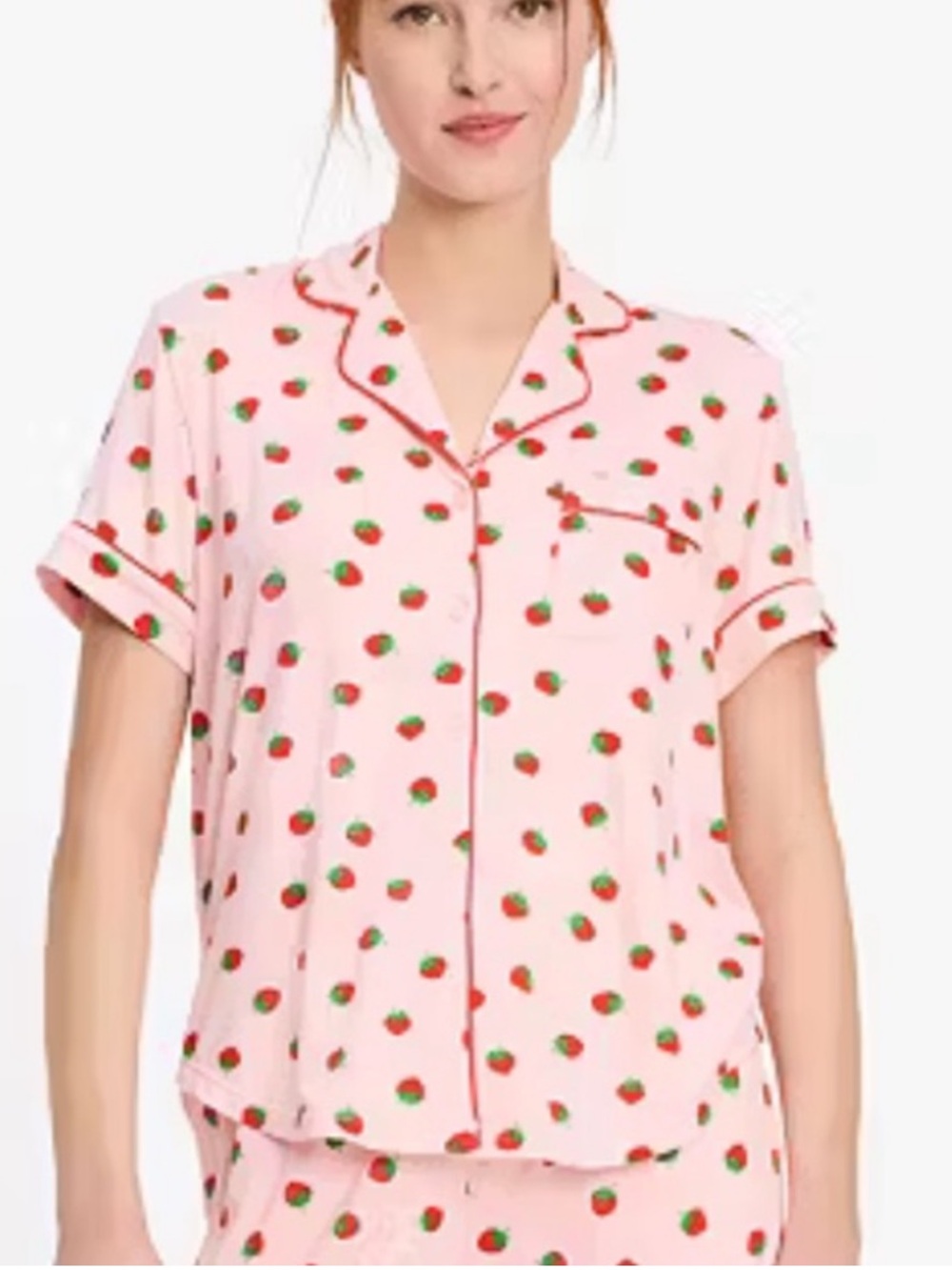 Kate Spade Strawberry Pajamas - Size Large - $78 retail NWT - Perfect Gift 🎁